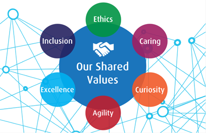 our shared values